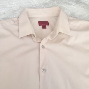 Stretch slim fit dress shirt